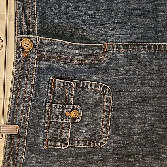 Denim Skirt with Stretch - Picture 3 of 9